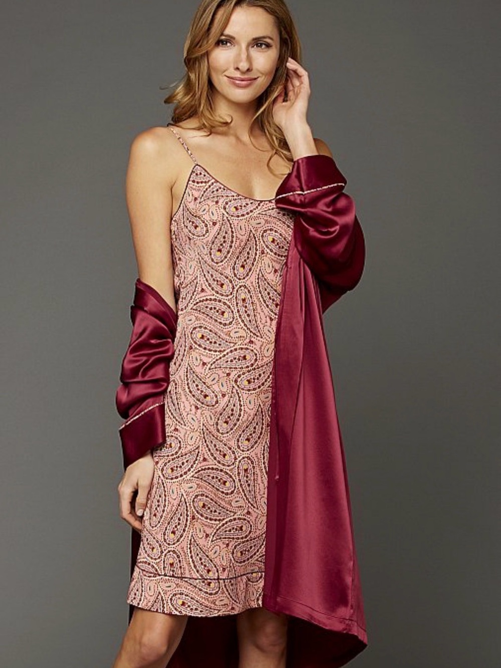 100% silk slip dress